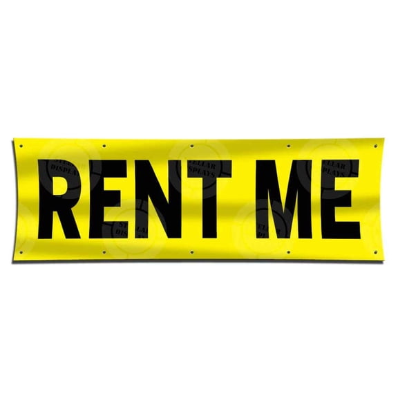 Rent ME (3ft X 9ft) Banner Lease Sign Open Move in Display Storage Space Poster