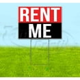 thumbnail image 1 of Rent Me (18" x 24") Yard Sign, Includes Metal Step Stake, 1 of 6