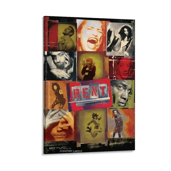 Rent Musical Poster (4) Home Decor Poster Wall Art Hanging Picture Print Bedroom Decorative Painting Posters Room Aesthetic 16x24inch(40x60cm)