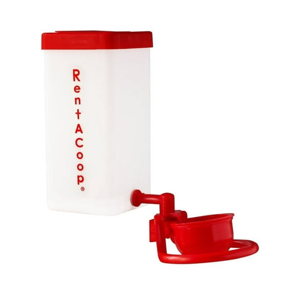 RentACoop 32 Ounce Autofill Cup Drinker with Attached Perch