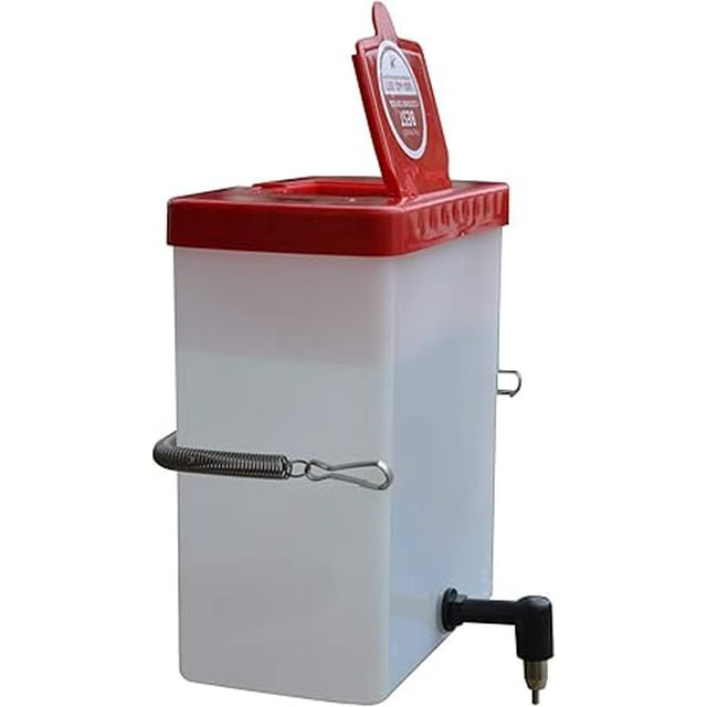 RentACoop 64oz Small Animal Drinker with NoDrip Brass Nozzle