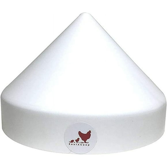 RentACoop Anti-Roost Cone for 5 Gallon Chicken Bucket Waterers and Feeders