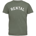thumbnail image 1 of Rental Inspired By Frank Zappa Military Green Adult T-Shirt - Large, 1 of 1