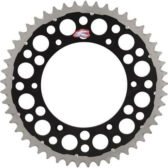 Renthal 1120-520-51GPBK Twinring Heavy Duty Rear Sprocket - Black - 51T