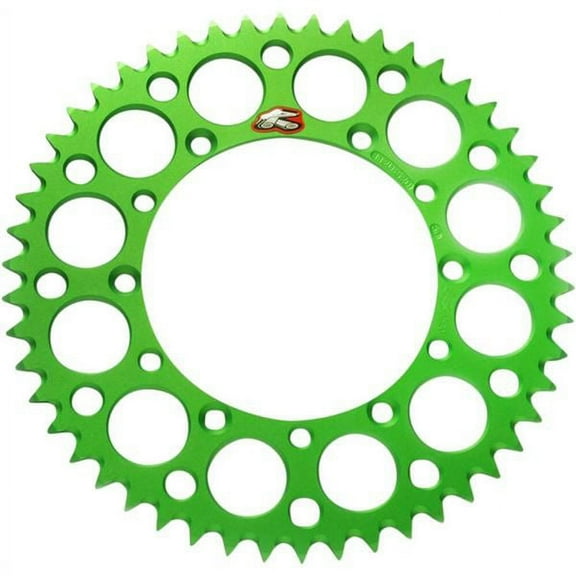 Renthal Ultralight Aluminum Rear Sprocket Green 53 Tooth (112U-520-53GEGN)