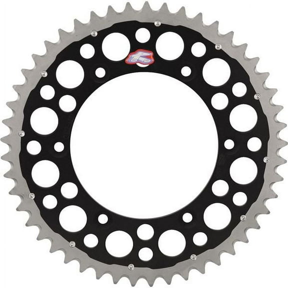 Renthal 1230-520-50GPBK Twinring Black 50 Tooth Rear Sprocket
