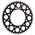 thumbnail image 1 of Renthal 15-22 Yamaha WR 250F/ YZ 250F/FX/ 2005 YZ450F Rear Grooved Sprocket - Black 520-51P Teeth, 1 of 4