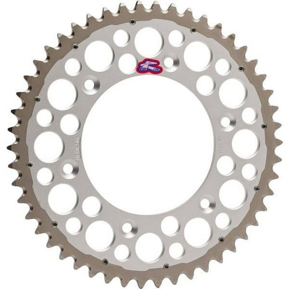 Renthal TwinRing Rear Sprocket Silver 48 Tooth (1500-520-48GPSI)