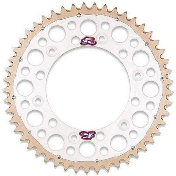 Renthal TwinRing Rear Sprocket Silver 49 Tooth (1500-520-49GPSI)