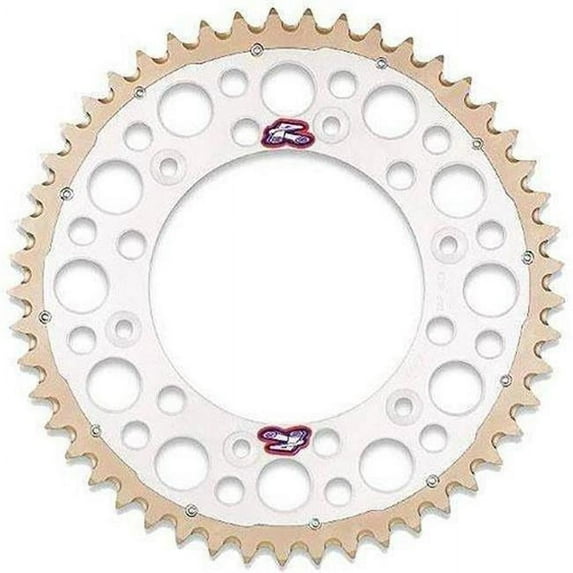 Renthal TwinRing Rear Sprocket Silver 50 Tooth (1500-520-50GPSI)