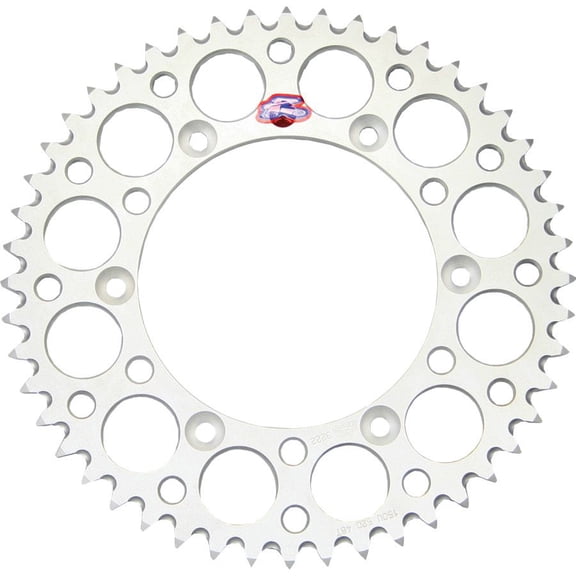Renthal 99-20 Yam YZ125/G-250F/400-450/ 88-89 Hon XR250R Rear Grooved Sprocket- Sil 520-48P Teeth 150U-520-48GBSI