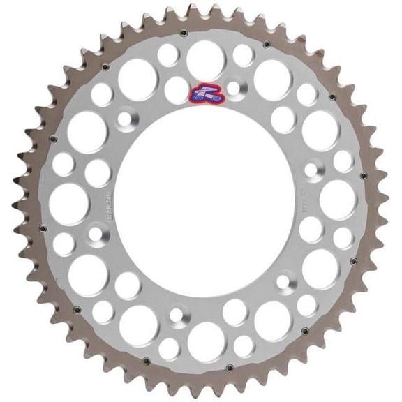 Renthal 2240-520-47GPSI Twinring Silver 47 Tooth Rear Sprocket