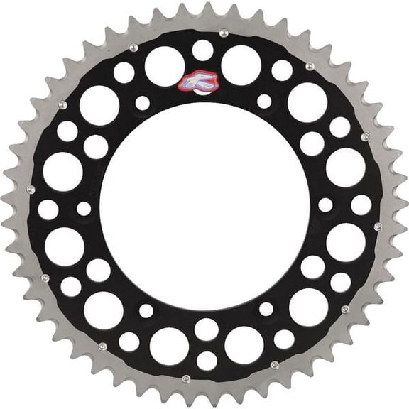 Renthal 2240-520-50GPBK Twinring Heavy Duty Rear Sprocket - Black - 50T