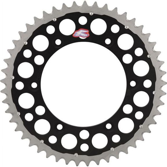 Renthal 2240-520-50GPBK Twinring Heavy Duty Rear Sprocket - Black - 50T