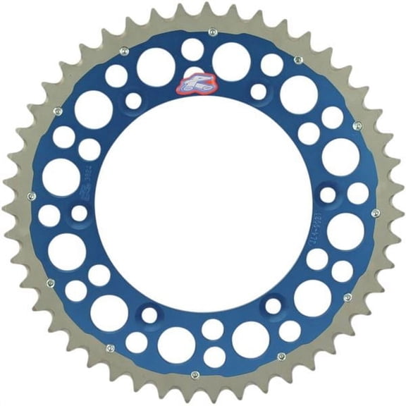 Renthal 2240-520-50GPBU Twinring Heavy Duty Rear Sprocket - Blue - 50T