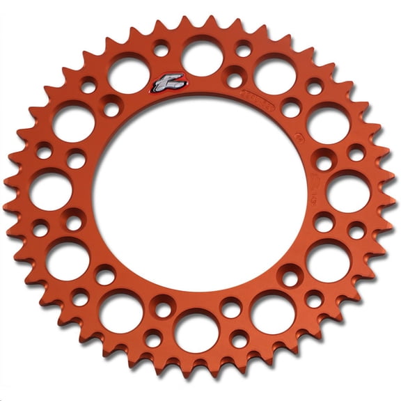 Renthal 44 Tooth Orange Ultralight Rear Sprocket (224U-520-44GPOR)
