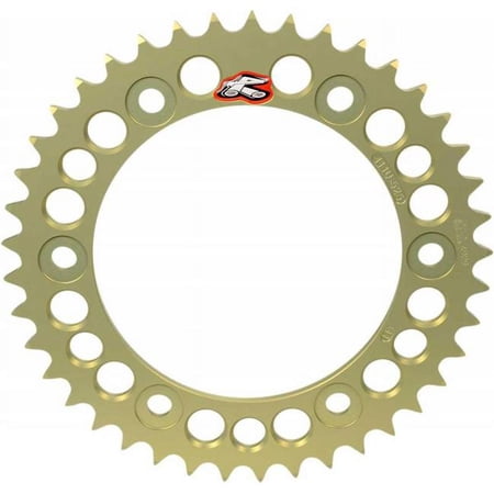 Renthal 40 Tooth Gold Ultralight Rear Sprocket (478U-525-40P-HA)