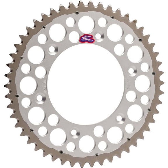 Renthal TwinRing Rear Sprocket Silver 50 Tooth (1120-520-50GPSI)