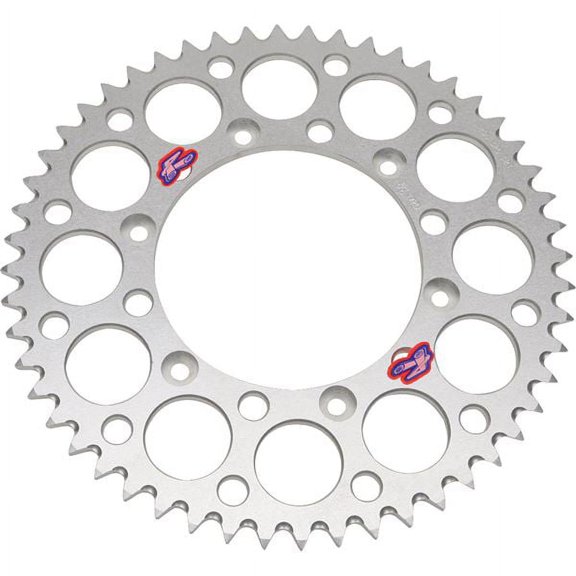 Renthal Ultralight Aluminum Rear Sprocket Silver 43 Tooth (130U-520-43GBSI)