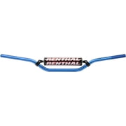 Renthal 966-05-BU-01-185 7/8in. Handlebar - Racer/Universal - Silver/Blue