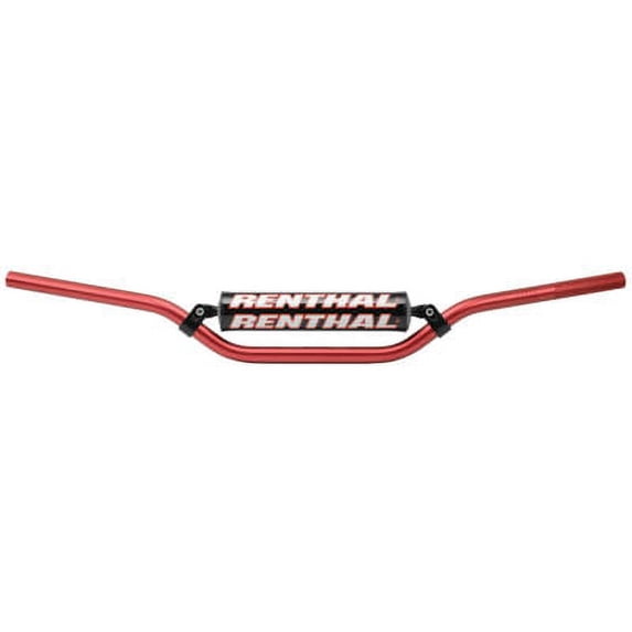Renthal Aluminum 7/8" Handlebar CR High Bend Red for Yamaha WR250 1991-1997