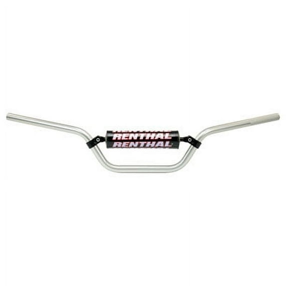 Renthal Aluminum 7/8" Handlebar CR High Bend Silver for Suzuki DR350S 1990-1993