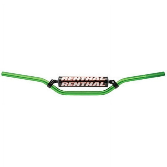 Renthal Aluminum 7/8" Handlebar Ricky Carmichael Bend Green for Suzuki TS250 1970-1981