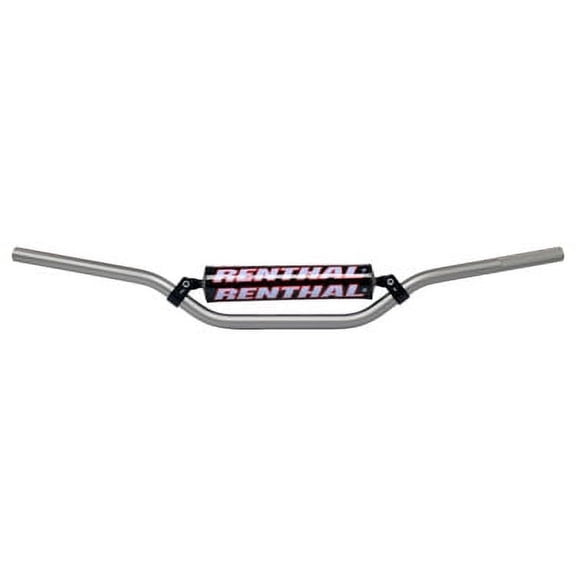 Renthal Aluminum 7/8" Handlebar Ricky Carmichael Bend Grey for Kawasaki KLR650 1987-2018