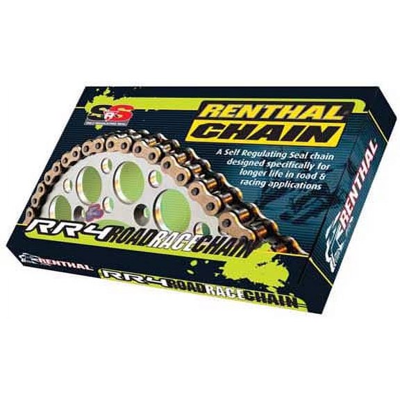 Renthal 520 RR4 SRS Road Race Chain Natural 120 Links C377