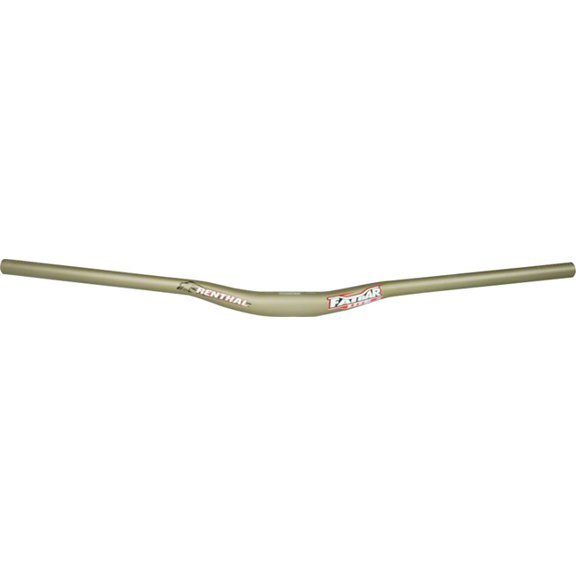 Renthal FatBar Lite Handlebar: 20mm Rise, 760mm Width, 35mm Clamp, Gold