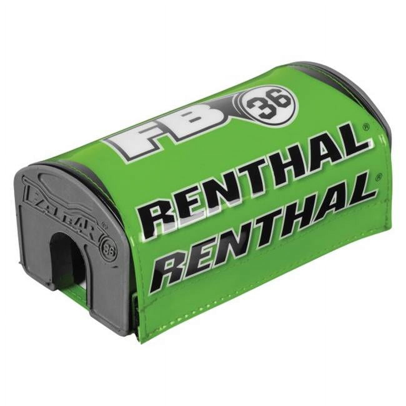 Renthal Team SX Black/White/Green 10 Bar Pad at Renthal Team SX Black/White/Green 10 Bar Pad at