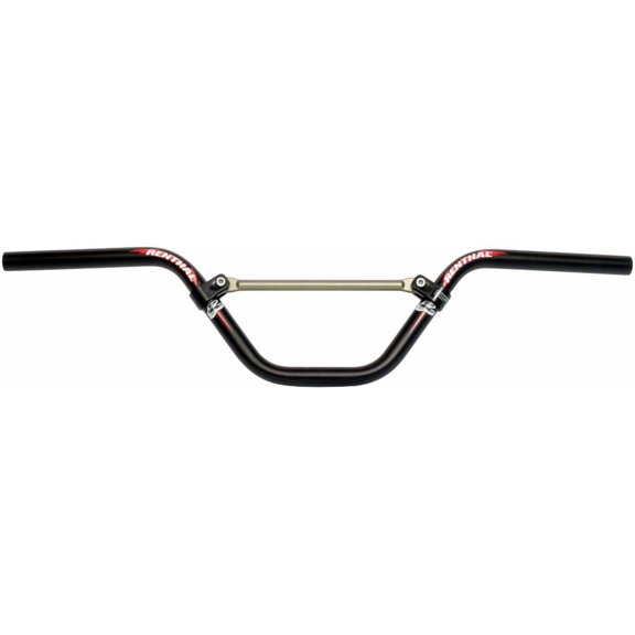 Renthal Moto 24 BMX Handlebar - Black 12 Degree Back Sweep 5.5" Rise 27.5" Wide