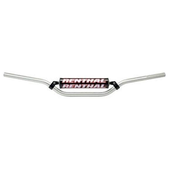 Renthal Rider 7/8" Handlebar Ricky Carmichael High Bend Silver for Triumph Tiger 955 I.E. 1999-2006