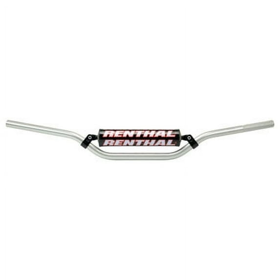Renthal Rider 7/8" Handlebar Ricky Carmichael High Bend Silver for Yamaha RT2 1972