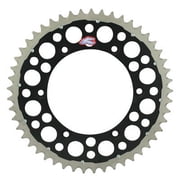 Renthal TwinRing Rear Sprocket 50 Tooth Black for Suzuki DR-Z 400 2000-2004