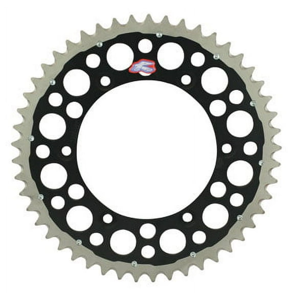 Renthal TwinRing Rear Sprocket 51 Tooth Black for Honda XR650R 2000-2007