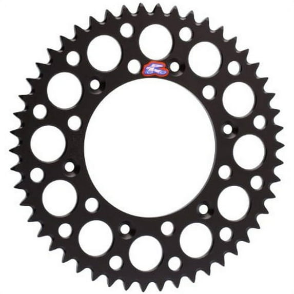 Renthal Ultralight Aluminum Rear Sprocket Black 53 Tooth (112U-520-53GEBK)