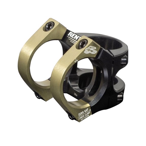 Renthal V2 Apex Stem Diameter: 35mm, Length: 33mm, Steerer: 1-1/8'', Gold