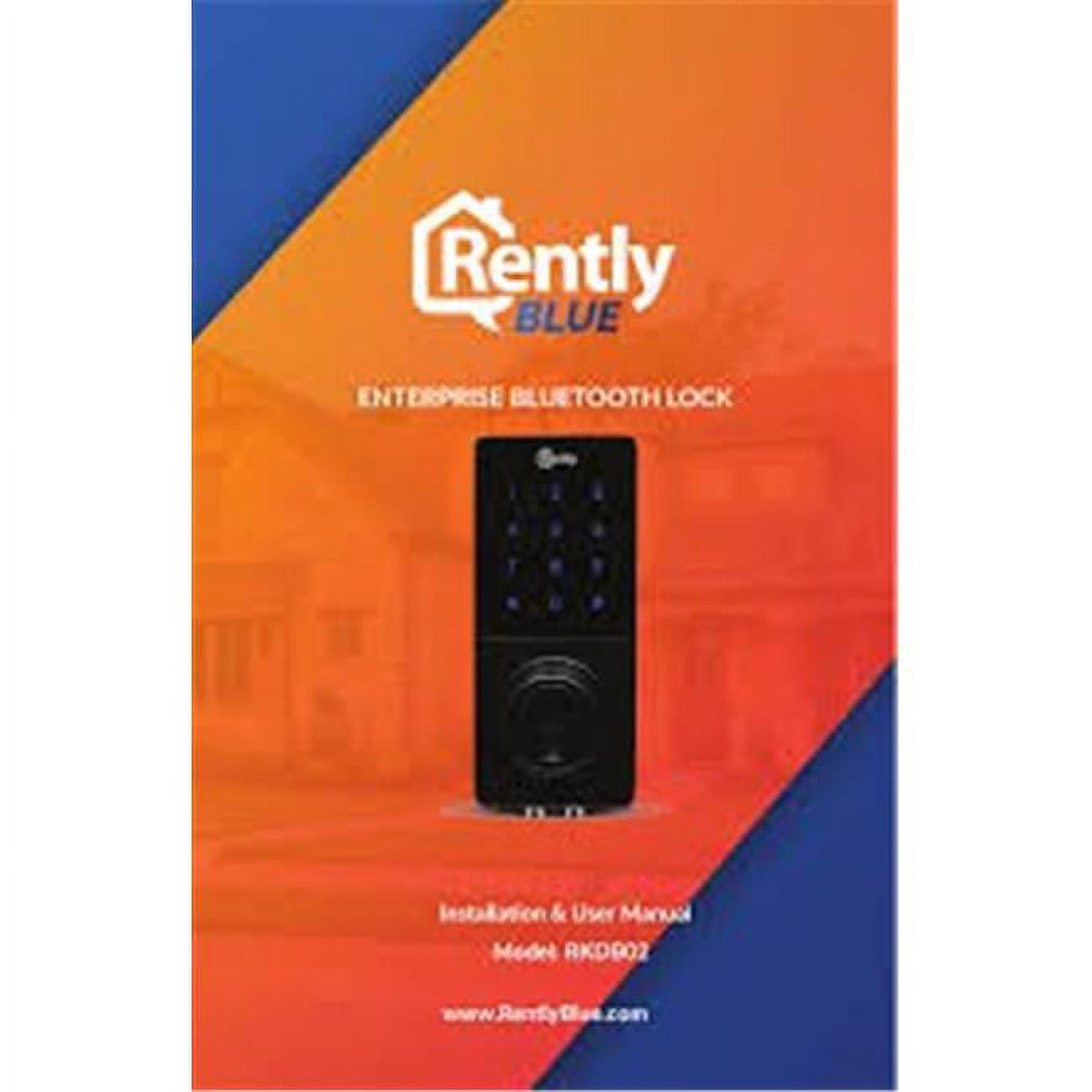 Rently RENTLYBLUE Blue Enterprise Bluetooth Lock