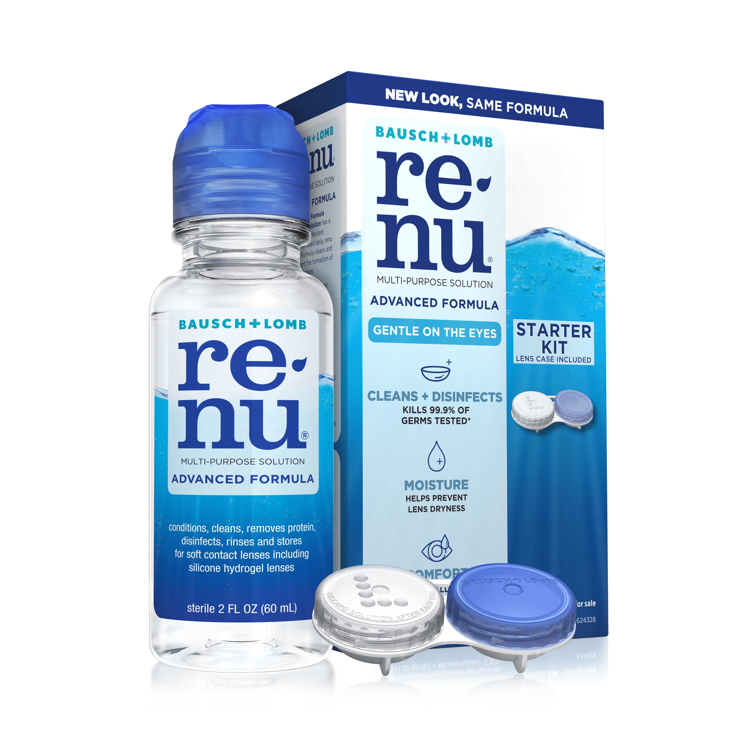 Renu Contact Lens Solution, Advanced Formula Triple Disinfectant