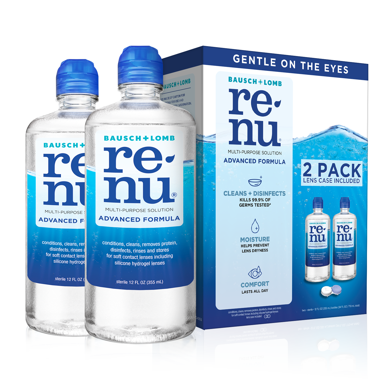 Equate Moisture Last MultiPurpose Contact Lense Solution Twin Pack / Contact Lens Rewetting