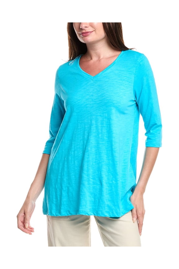 womens Knit Top, xs, Blue