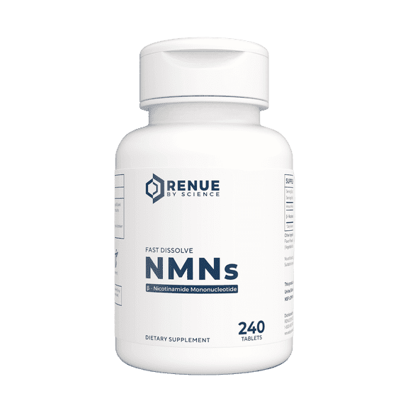 Renue By Science NMN Chewable Tablets, 240 Count, Lemon Flavor