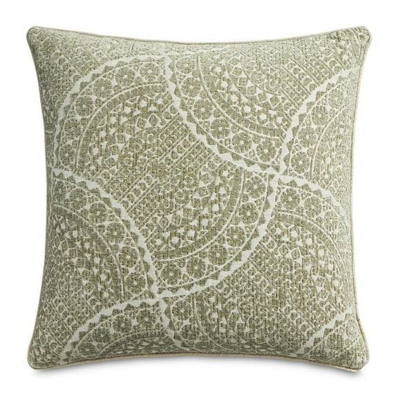 Renue Prescot 22" Chenille Throw Pillow - Fennel Green in Set of 2