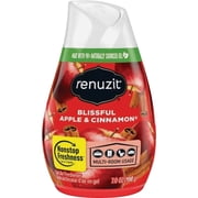 Renuzit - 1717587 Blissful Apple & Cinnamon Adjustable Gel Air Freshener, 7oz Cone Pack of 12