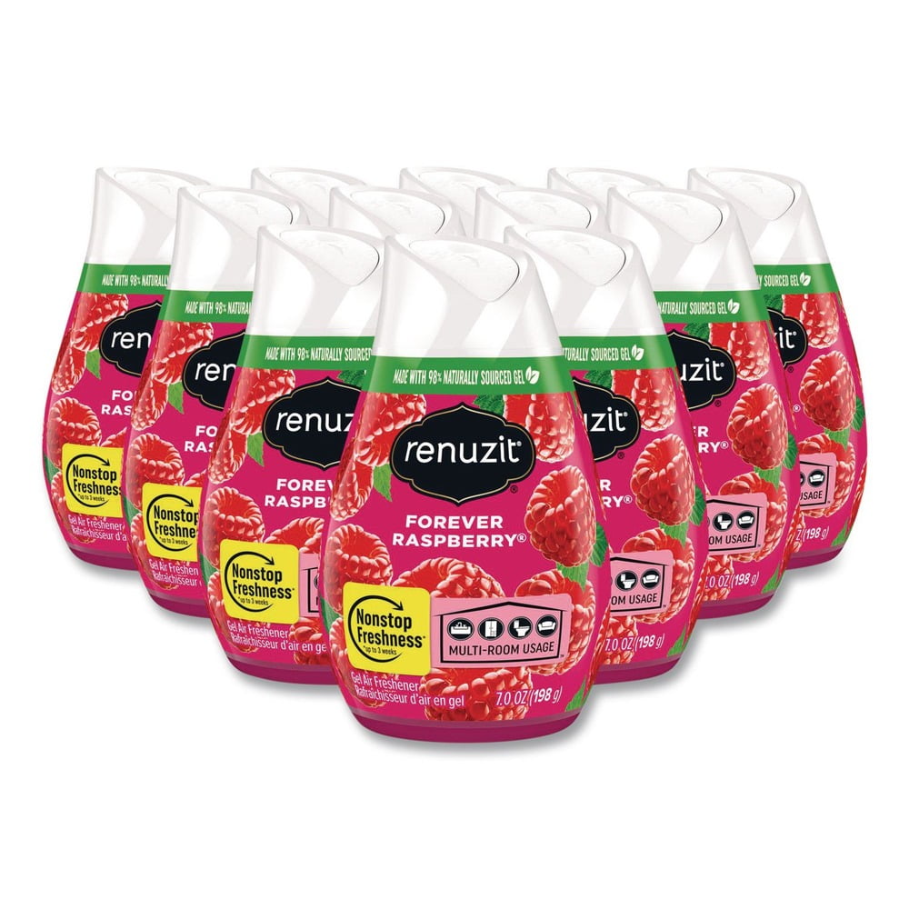 Renuzit 43111 7 oz Solid Adjustables Air Freshener - Forever Raspberry (12/Carton)