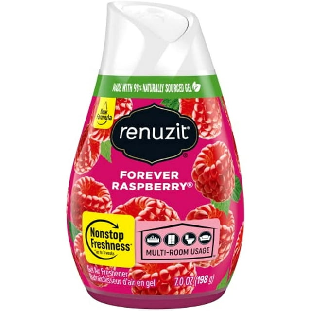 Renuzit Adjustables Gel Air Freshener, Raspberry, 7 Ounce