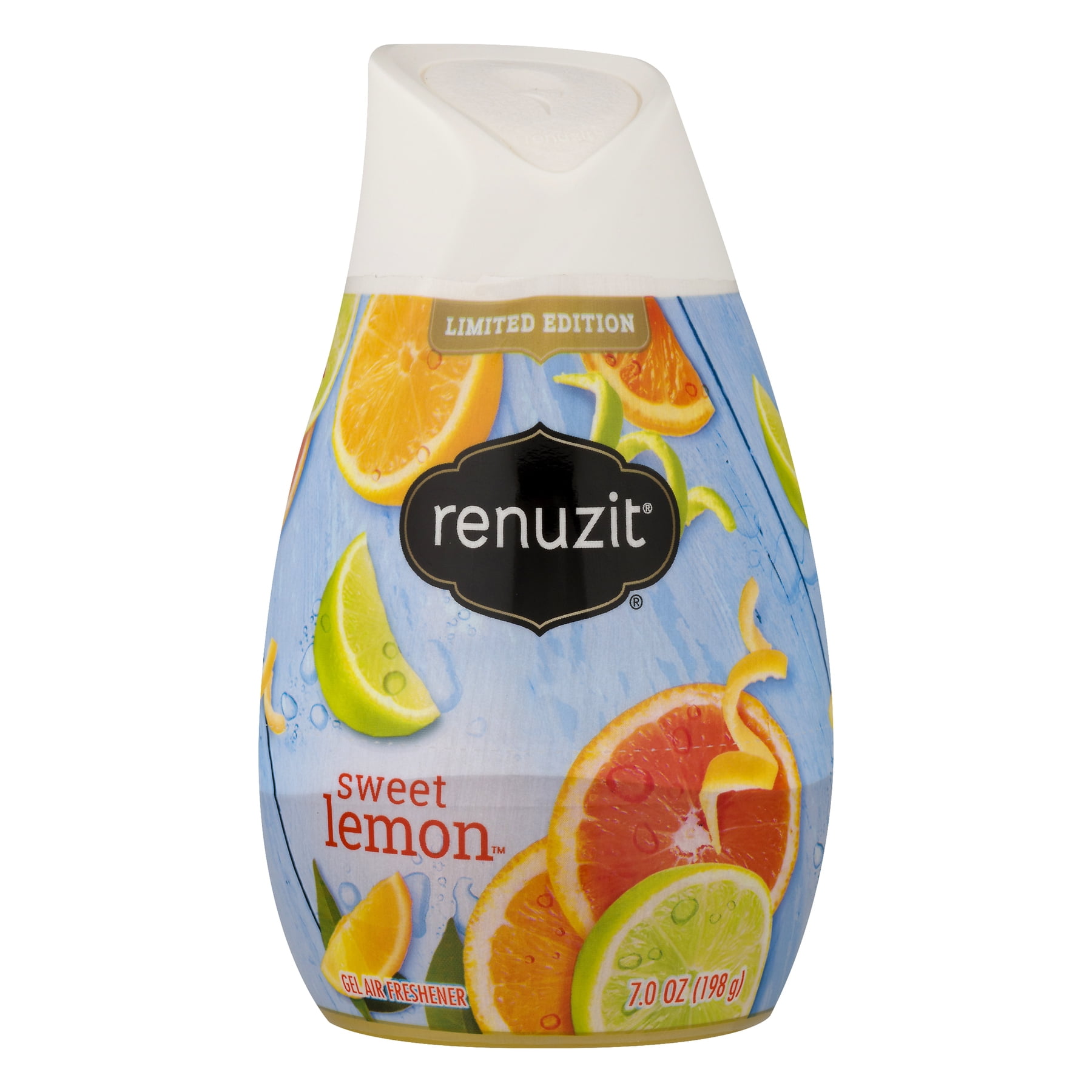 Renuzit Air Freshener Sweet Lemon Gel, Bottle, 7.0 OZ