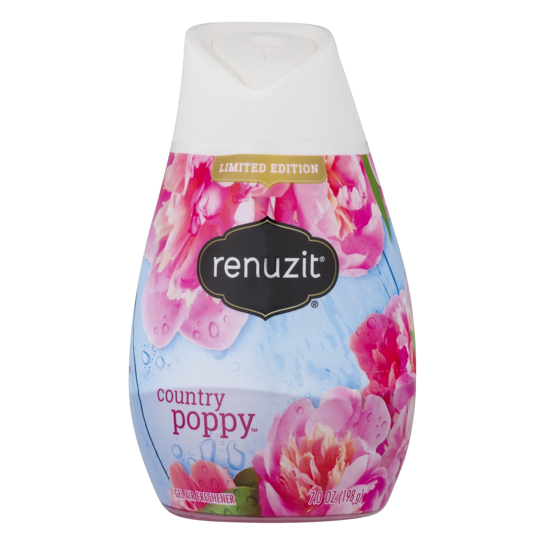 Renuzit Country Poppy Scented Gel Adjustables Air Freshener, 7 Oz
