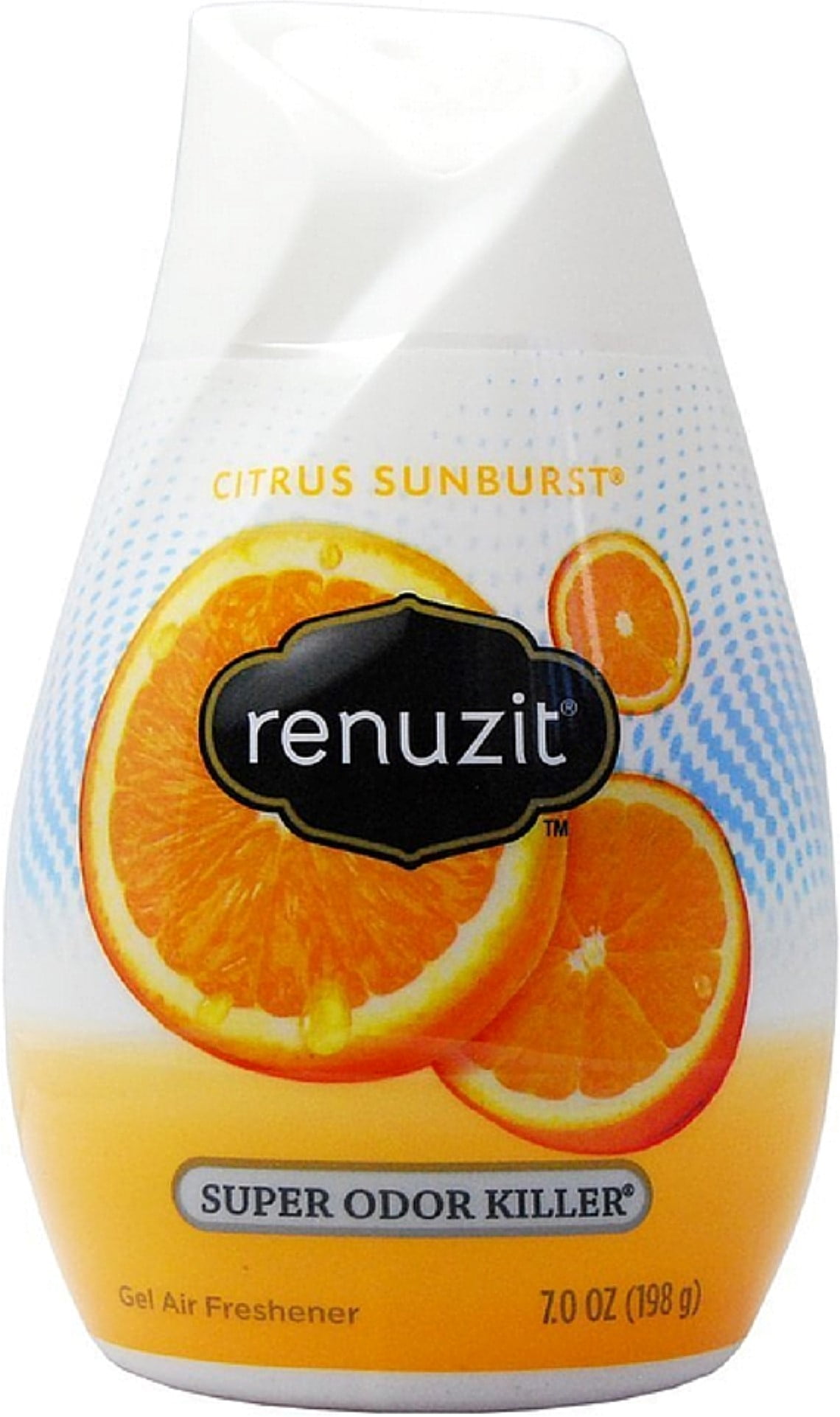 Renuzit Gel Air Freshener, Citrus Sunburst 7 oz (Pack of 6)